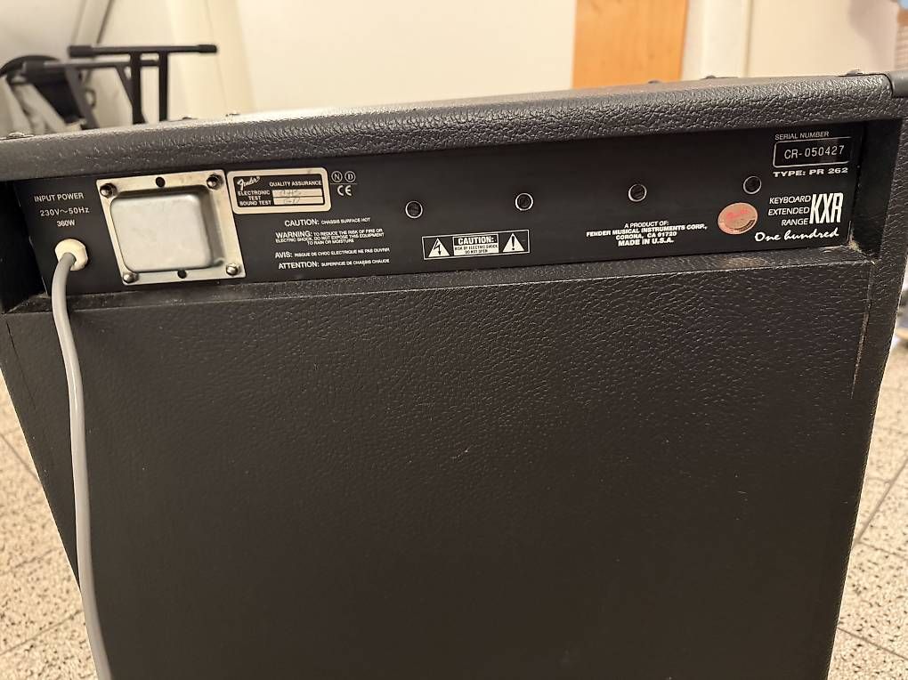 Amplificatori: Fender KXR PR 262 – Usato da Pratteln venduto da cg4133 1