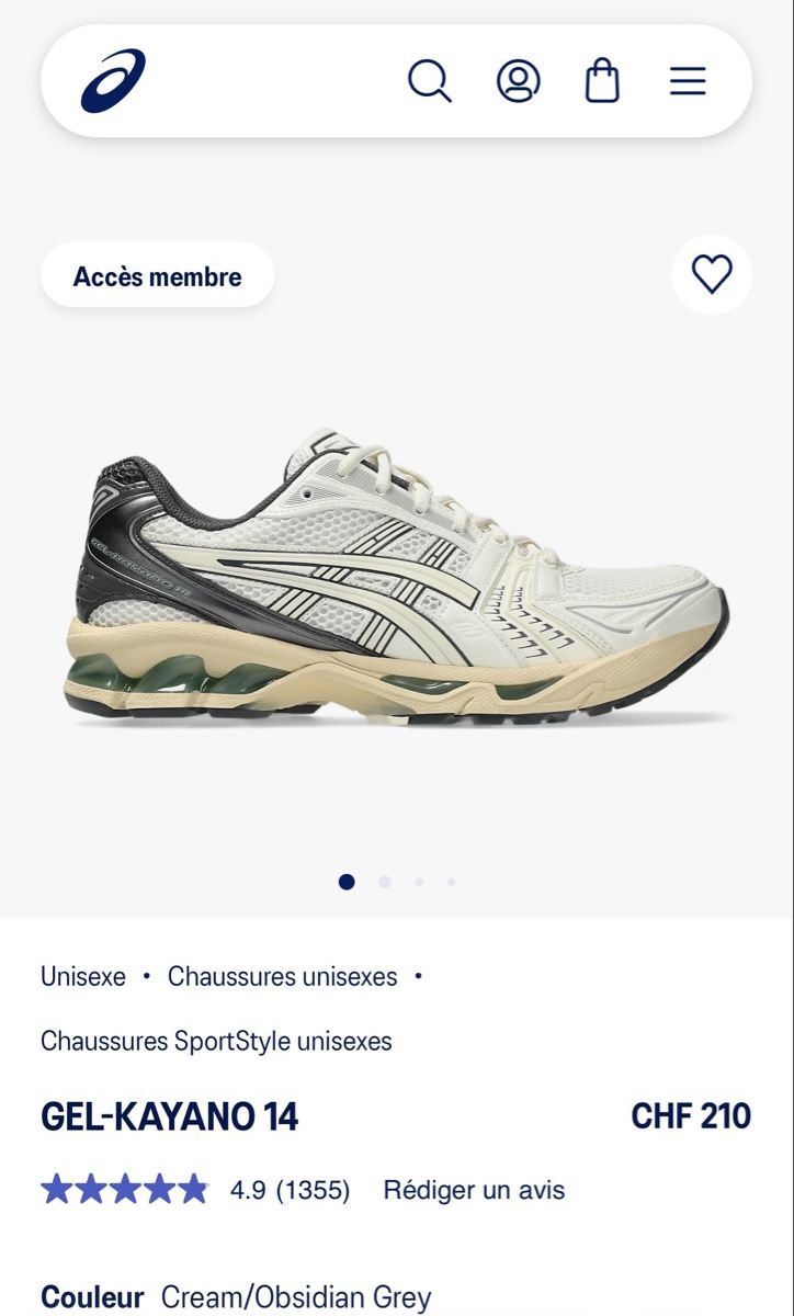 Asics Scarpe da uomo: ASICS GEL-KAYANO 14 NEUVE – Nuovo (secondo la descrizione) da Moutier venduto da CaatSerra