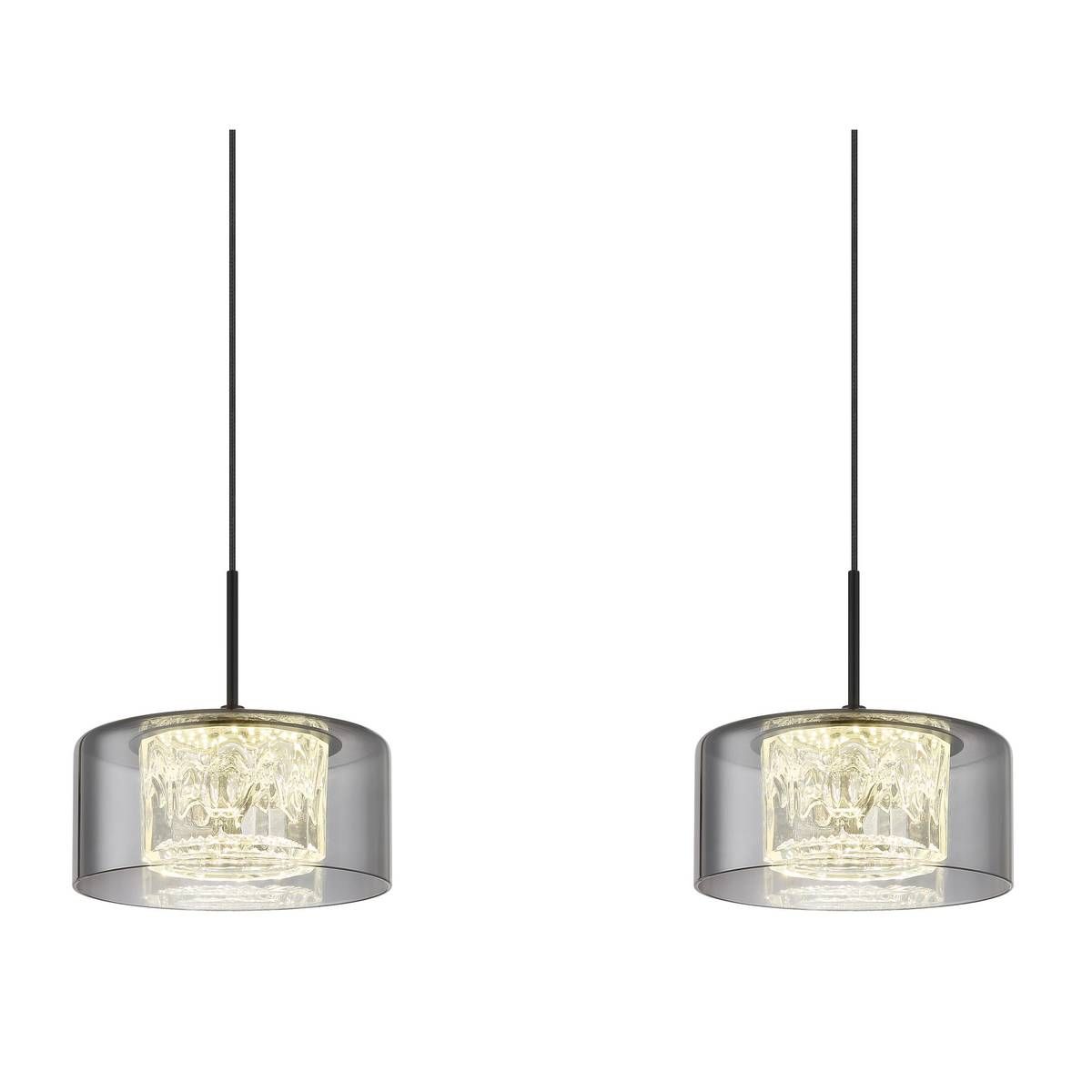 Lampadari & plafoniere: LED Pendelleuchte, Glas, 105 cm x 15 cm – Nuovo (secondo la descrizione) da Kreuzlingen venduto da Smart-Light 3