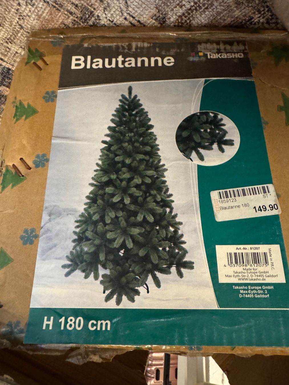 Toutes les décorations: Künstliche Blautanne – D'occasion à Hünibach par ellllaaa 2
