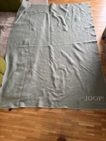 JOOP Plaid Wolldecke 150x200cm Jade-Silber