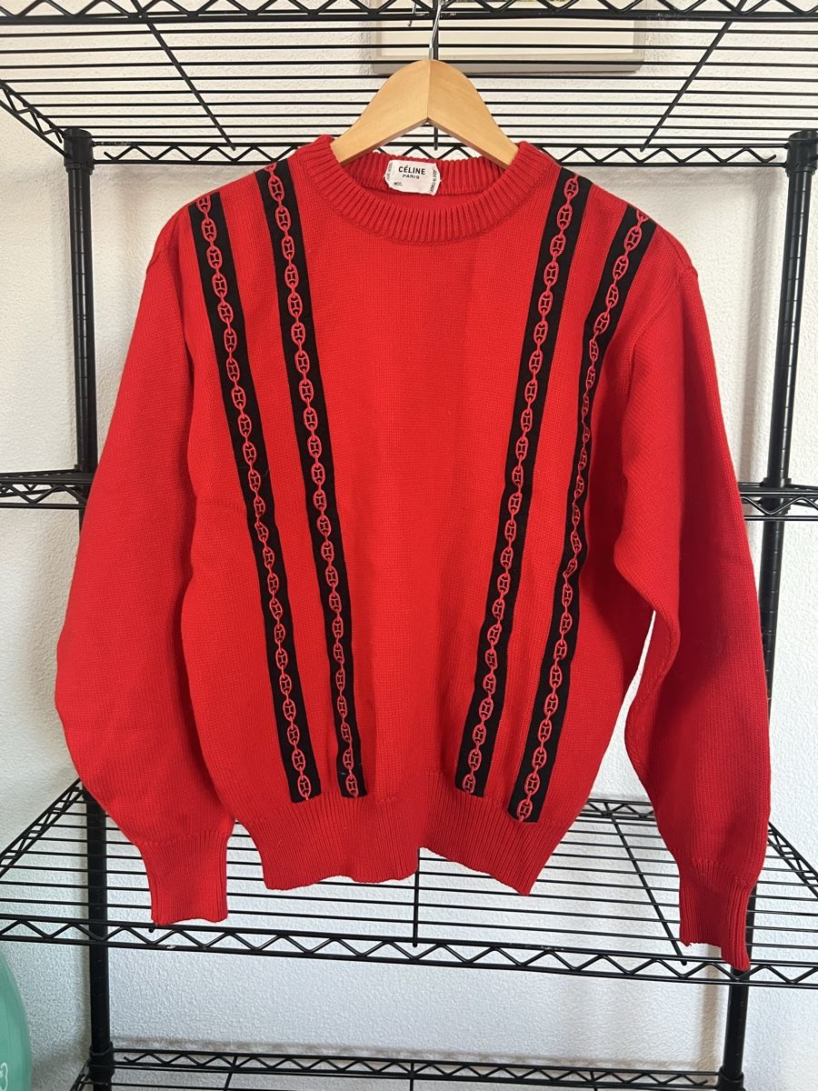 Celine Maglioni & Felpe: Vintage Céline Paris Wollpullover, Grösse M. – Usato da Villigen venduto da Majiiic