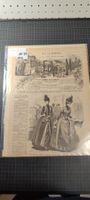 Seiten von Französischer Modezeitung um 1870-1940Nr6 M