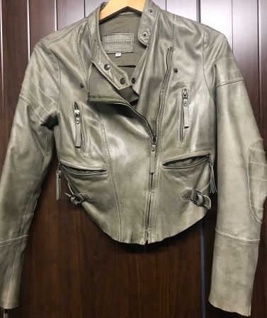 Leder Jacke