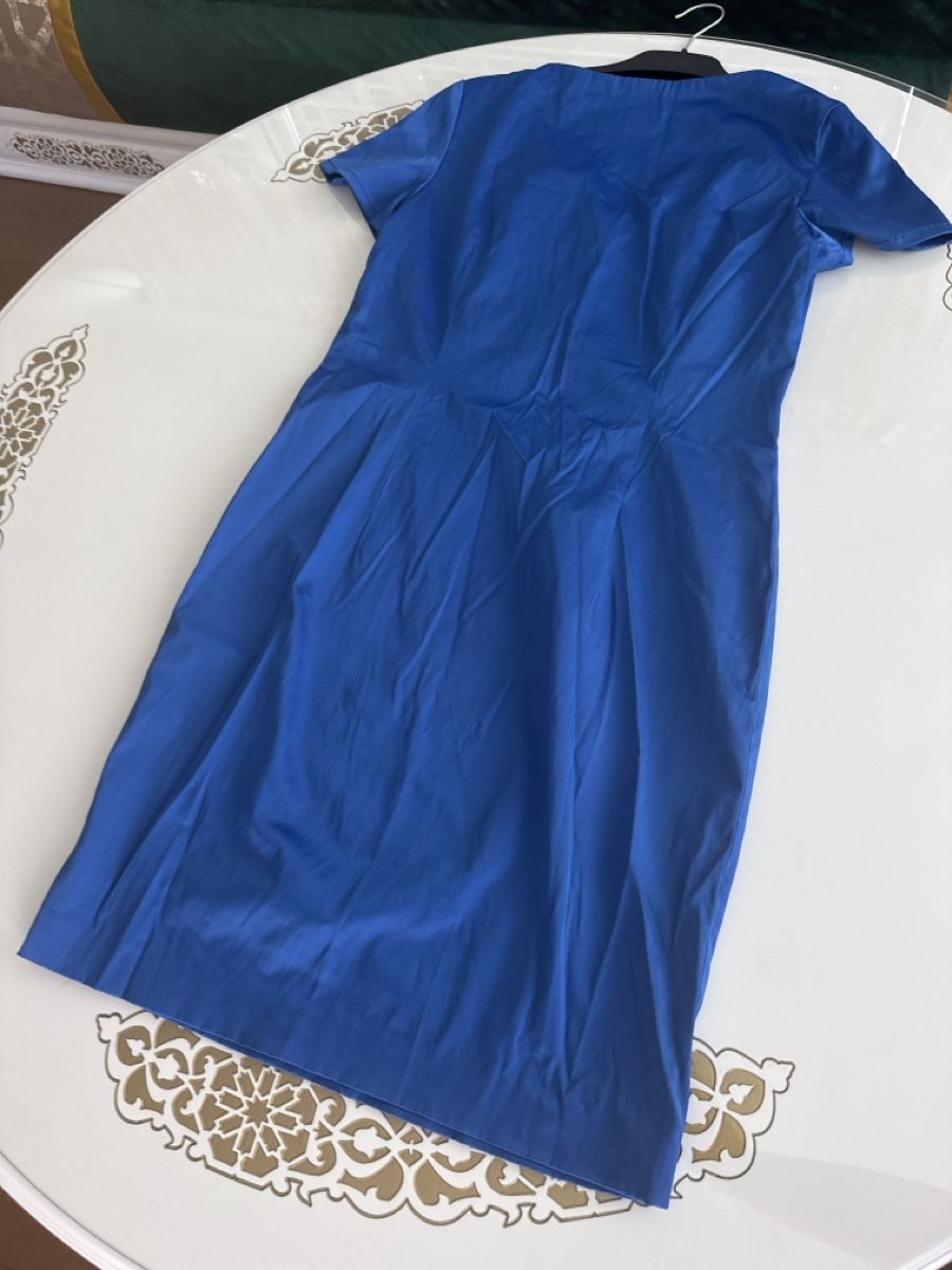 Kleider: Damen Kleid blau Grösse 38 kurzarm – Gebraucht aus Selzach von Twei1007 1