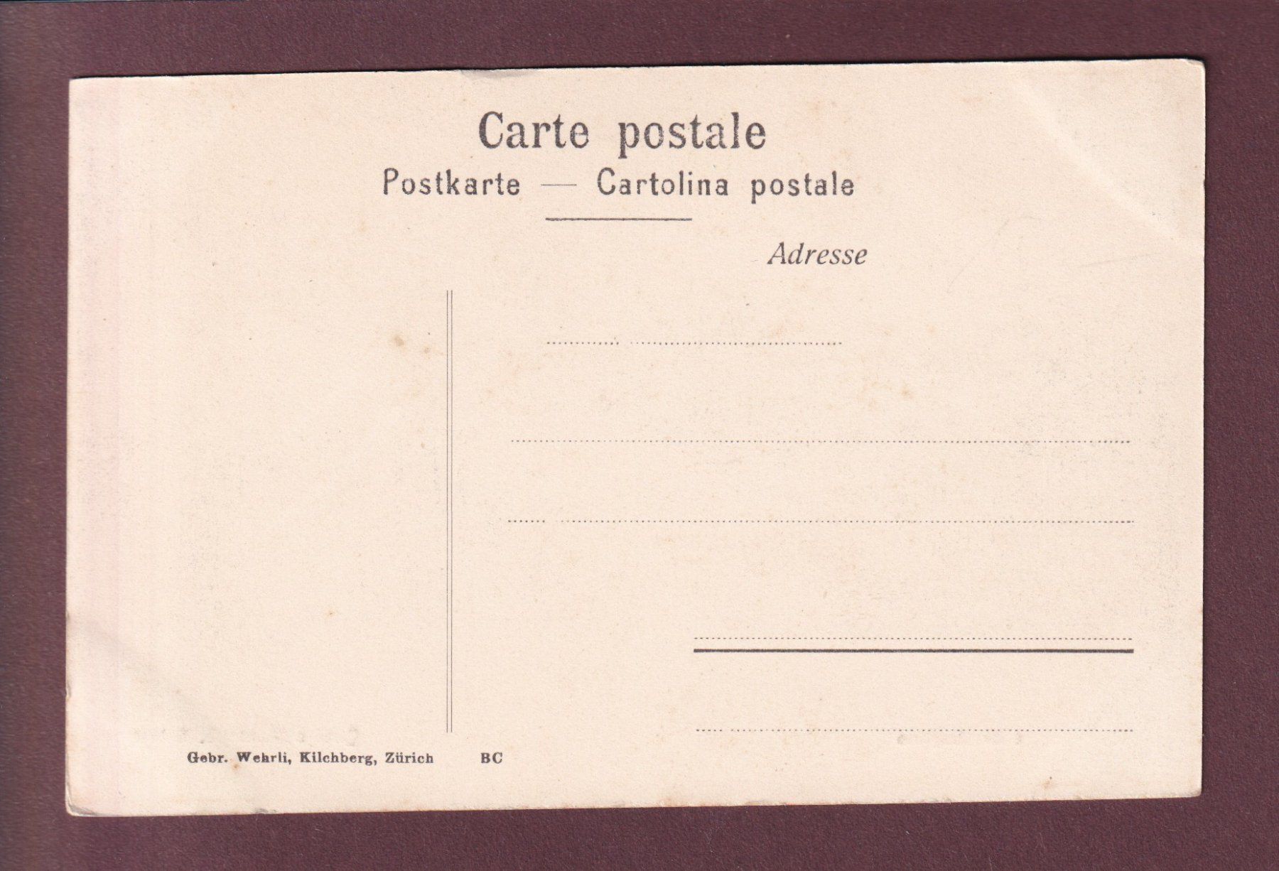 Cartoline postali: LUGANO - Quai - Fontana – Usato da Pully venduto da nicecards 1