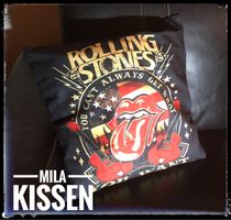 The Rolling Stones Dekorkissen Bezug 45cmX45cm