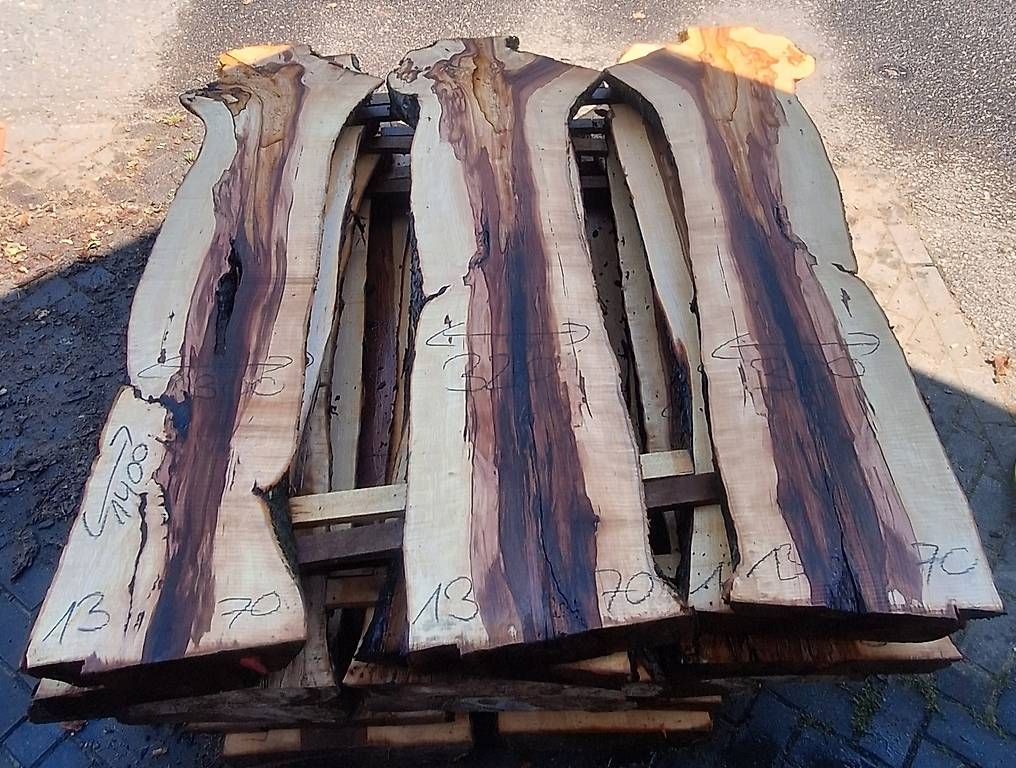Articoli in legno: Apfelholzbretter 70mm, 3 Stück – Usato da Waldkirch venduto da bauprofi87