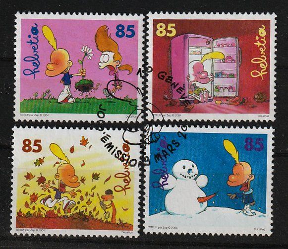 Tutti i francobolli: 2004 Serie Comics Titeuf ETS – Usato da Arlesheim venduto da gaugi43