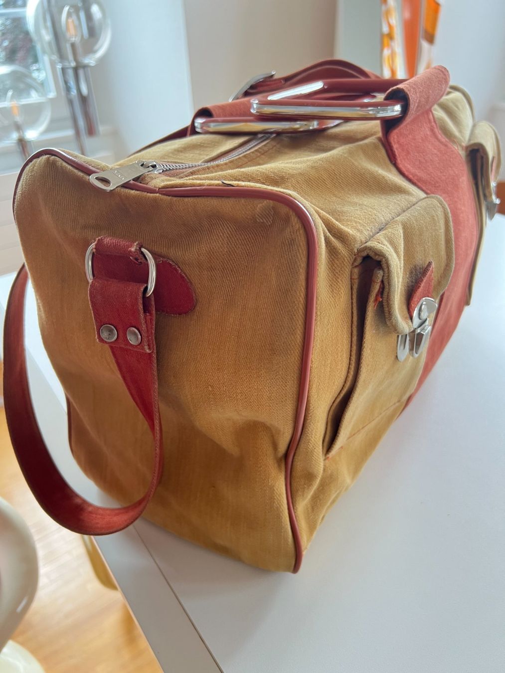 Borse da donna: Vintage Handtasche - Canvas – Usato da Walzenhausen venduto da stilvollwohnen 2