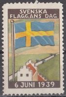 Vignette Schweden Flaggans Dag 1939
