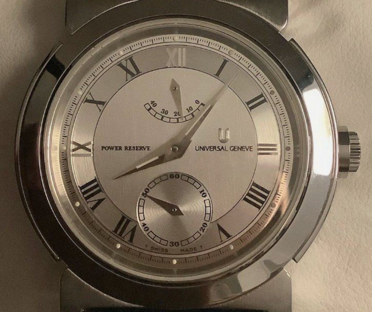 Universal Genève Orologi: Universal Genève 828.100  - Fullset, ungetragen, NOS – Nuovo (secondo la descrizione) da Arlesheim venduto da treppe3 4