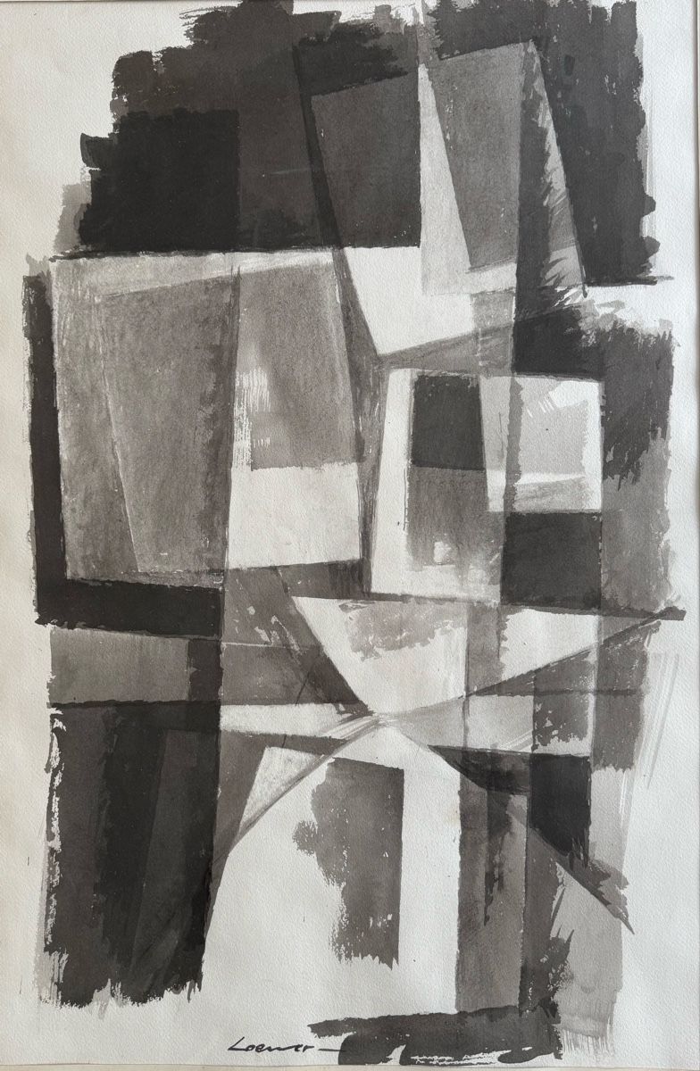 Gemälde: Original CH Claude Loewer Aquarell – Gebraucht aus Meilen von duppa