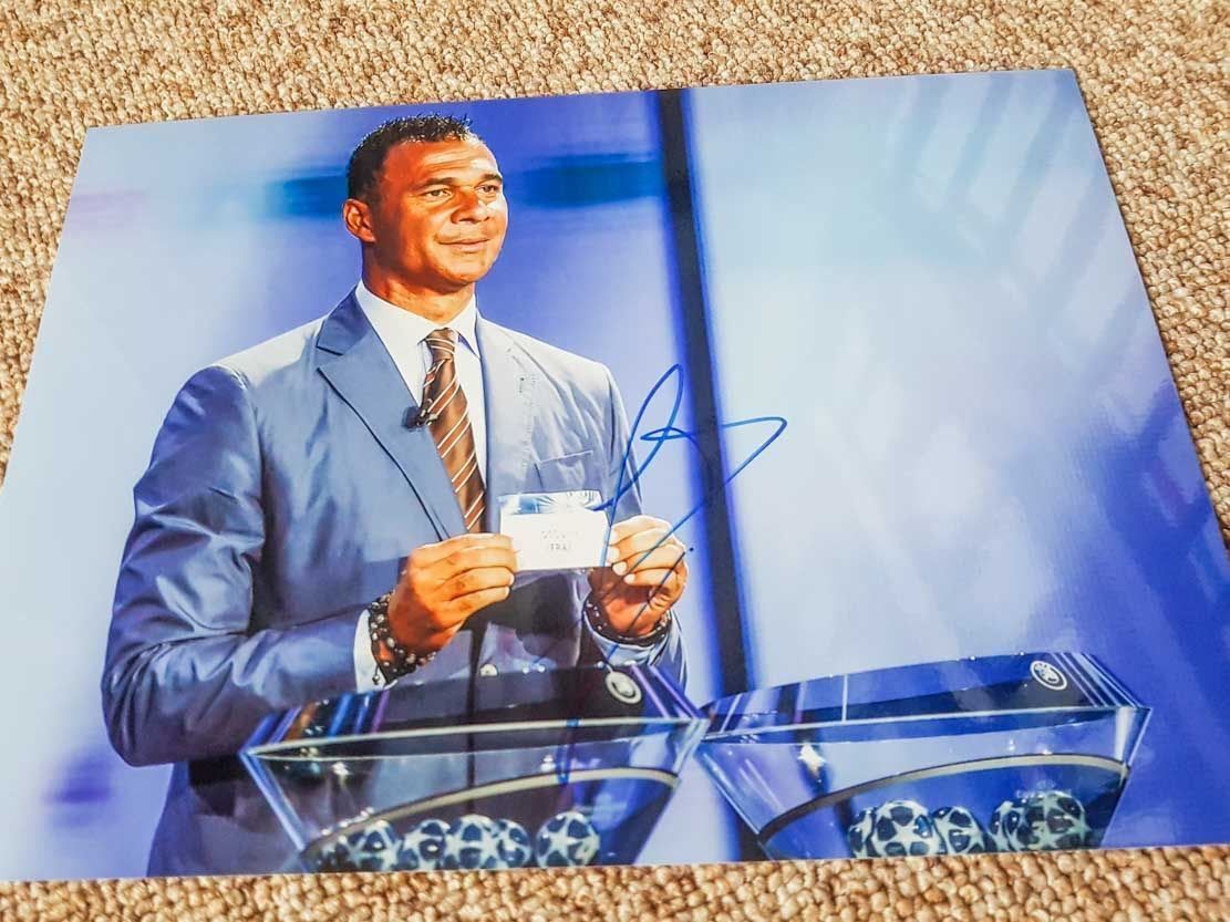 Autografi: Ruud Gullit - Autogramm auf Foto – Usato da Kaisten venduto da Simpsons4