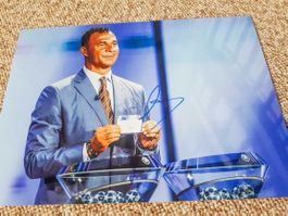 Ruud Gullit - Autogramm auf Foto