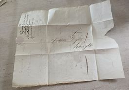 Dokument historischer Brief Jahr 1836 kurrenrschrift