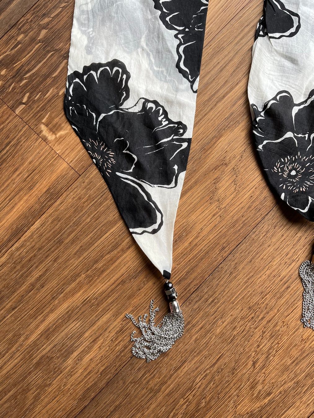 Foulard & Sciarpe: Twilly Schal Rapsodia Seide mit Metall-Enden – Usato da Affoltern am Albis venduto da Blackrhythm 2