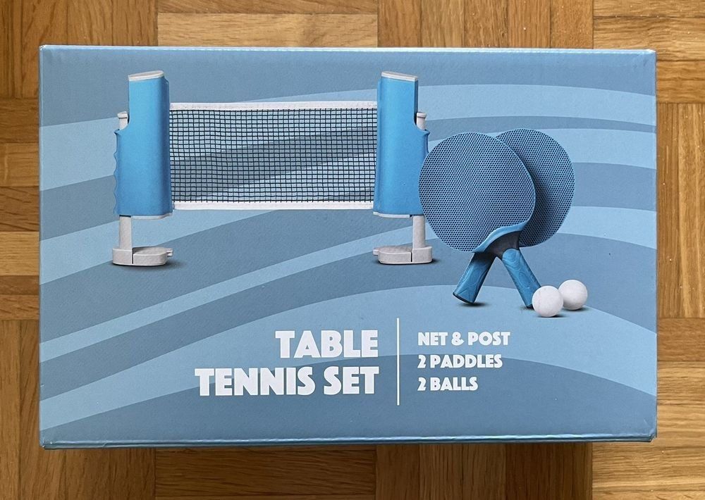 Tennis da tavolo: Tischtennis / Pingpong Set – Nuovo e nell'imballaggio originale da Reinach BL venduto da pinusmugo