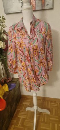 Sommerbluse von 1Blues Gr. 40, Blumenmuster, Top Zustand