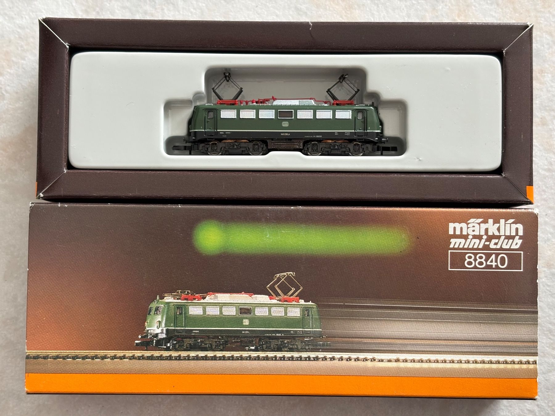 Märklin Modelleisenbahnen: Marklin Z 8840 Elok BR 140 DB – Neu (gemäss Beschreibung) aus Hauterive NE von eriamch