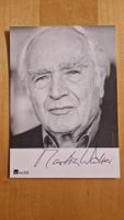 Martin Walser, Original Autogramm auf Karte in s/w