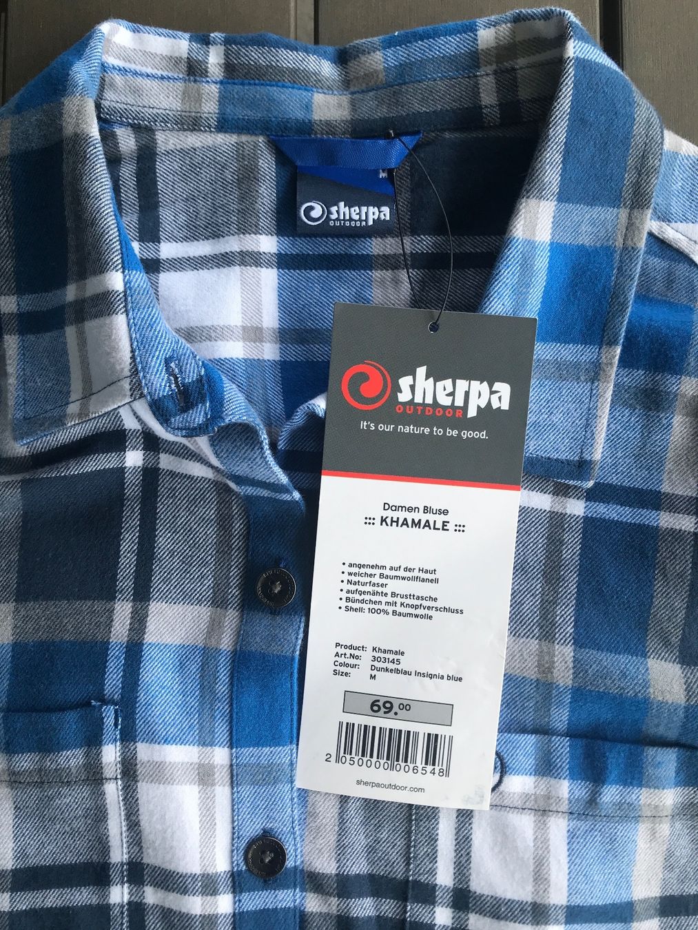 Sherpa Blusen: Sherpa Damenbluse Khamale, Gr. M, neu – Neu (gemäss Beschreibung) aus Ebnat-Kappel von Molton 4