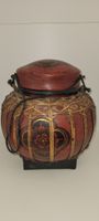 Ancien pot Thai en bambou tressé