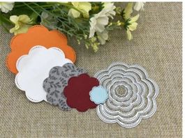 Stanzschablone Nr. R88, Rahmen, Blumen 7er (Sizzix geeignet)