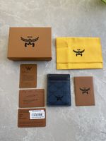 MCM Kartenetui / Card Holder – Blau – Original – Neu