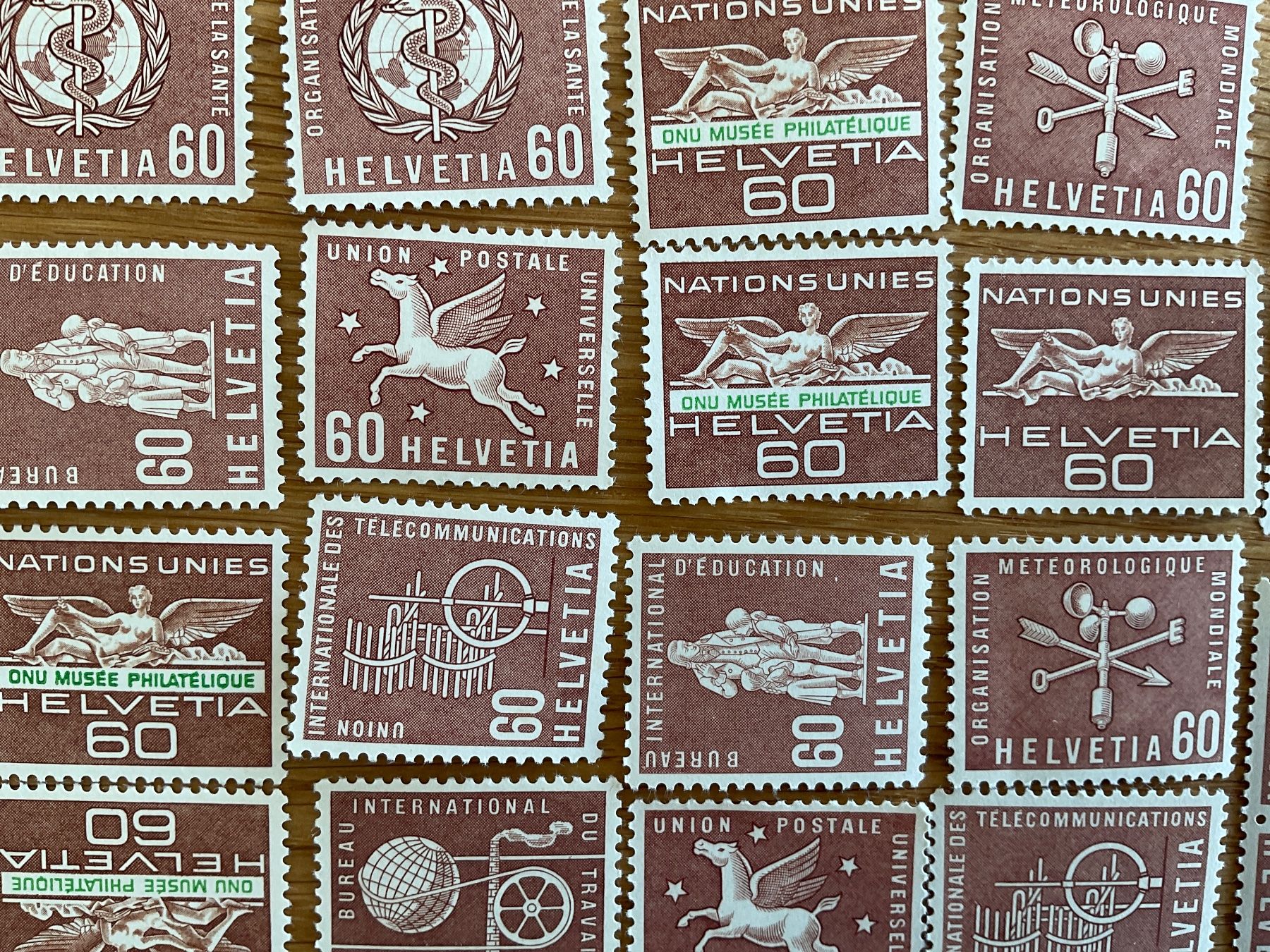 Tous les timbres: 60Fr Ämter Frankaturware ungestempelt postfrisch Sammlung – Neuf (Voir description) à Wil SG par Chefsugus 5