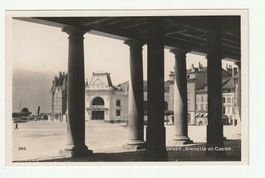 Postkarte Vevey Grenette und Casin