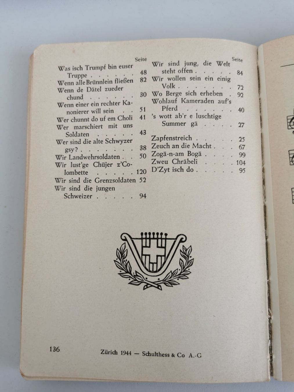Libri: Soldaten Liederbuch 1944, mit Anhang – Usato da Gockhausen venduto da Porcini56 4