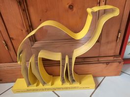 Grande EFFIGIE PUBLICITAIRE de CAMEL. En MÉTAL. RARE
