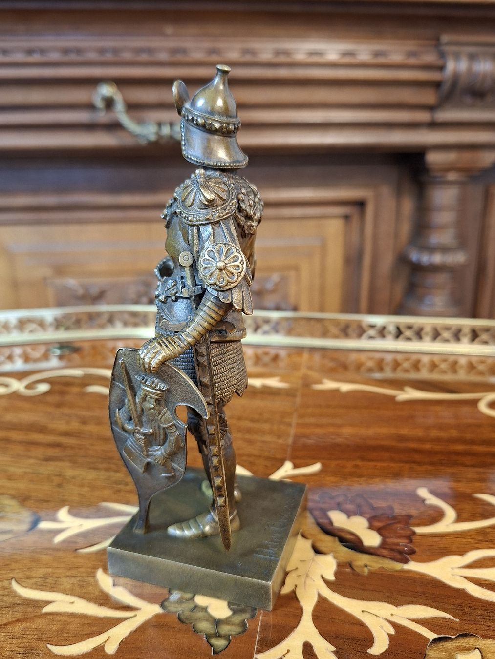 Skulpturen & Statuen: Bronze Figur Ritter Theodoric Peter Vischer  – Gebraucht aus Steffisburg von ZeitReise_ 1