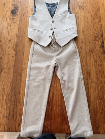 Schicker Kinder Anzu-Set, Gr. 110/, hellbeige, Früh/ Sommer