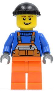 Lego Kit di costruzioni: Lego Minifigur "Dock Worker" (Cty0427) – Usato da Winterthur venduto da Binboklem