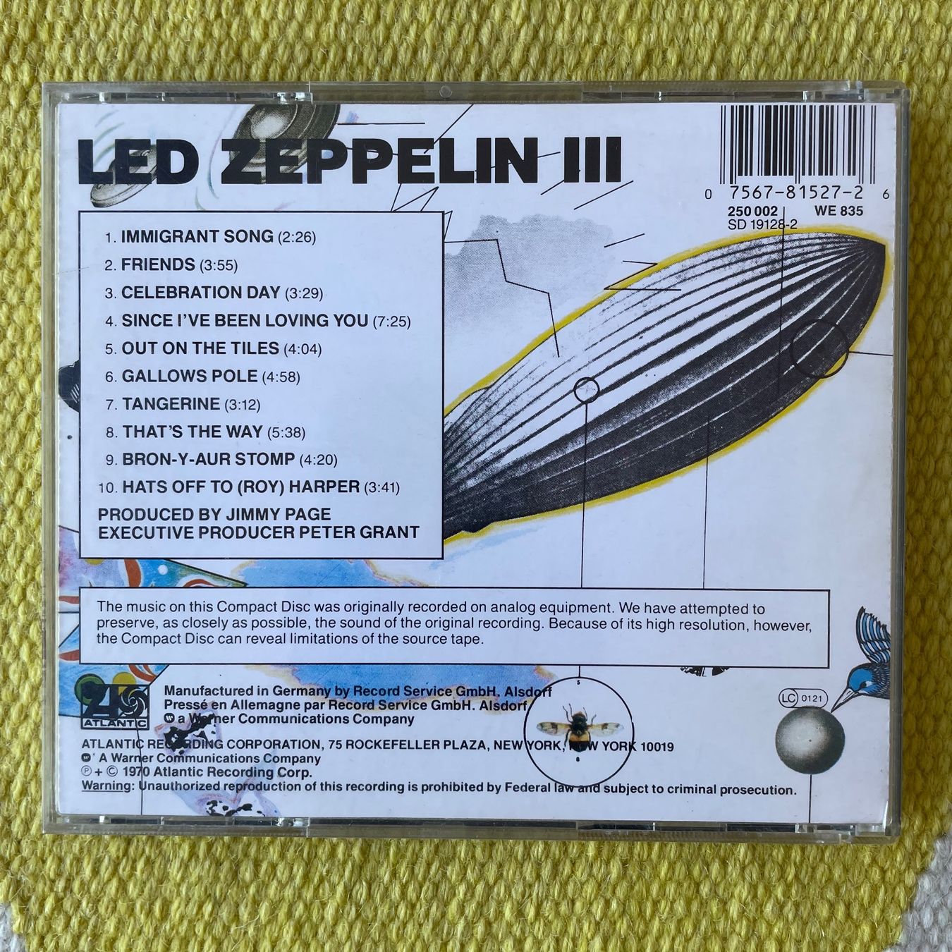 CDs: LED ZEPPELIN-LED ZEPPELIN III70 – Gebraucht aus Rorschacherberg von CD-Roli 1