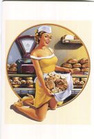 Postkarte "Pin-up".