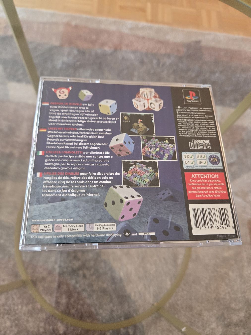 Giochi: Devil Dice PS1 – Usato da Bussigny venduto da Kfdlt 1