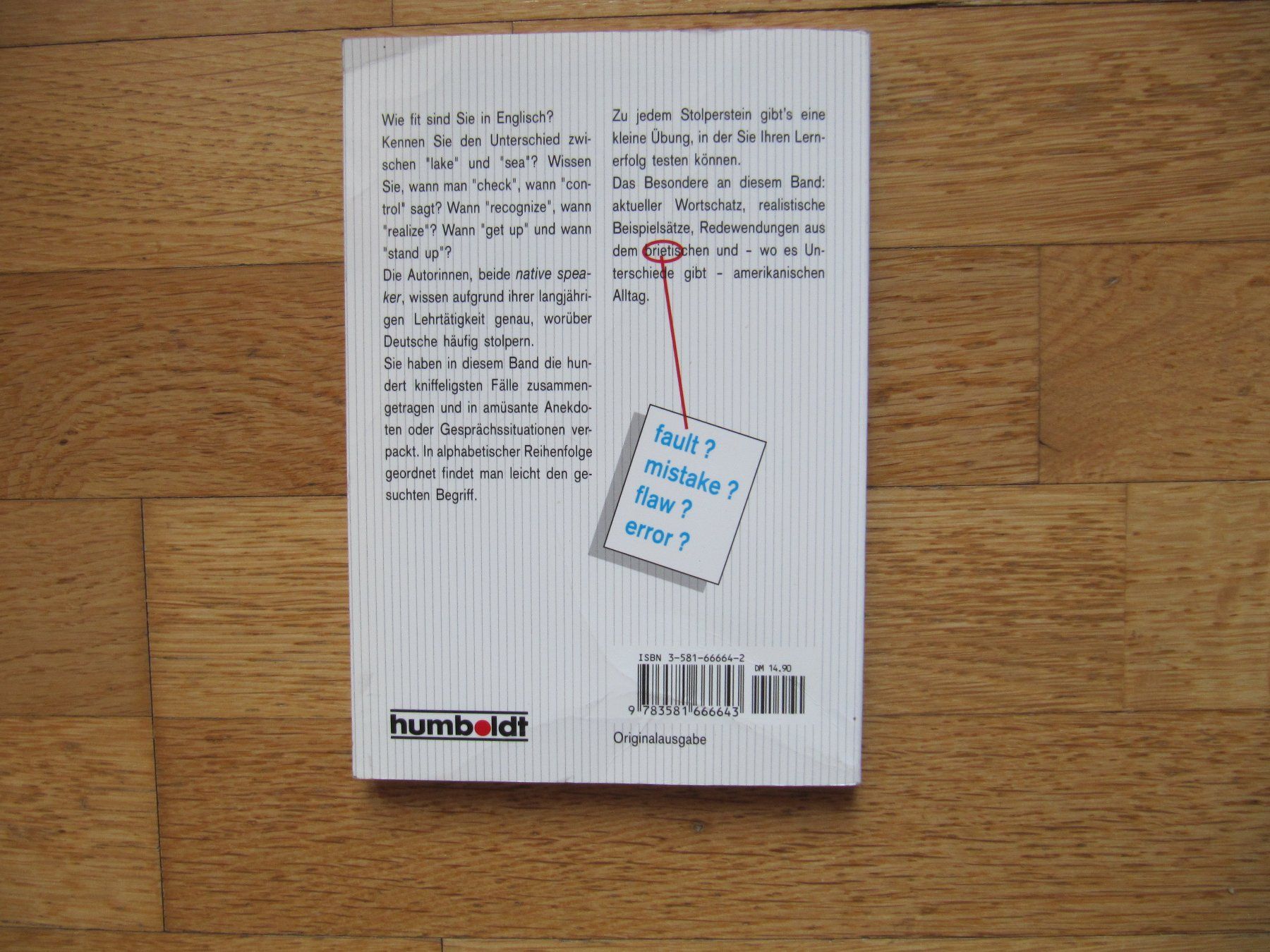 Libri: Englisch: Schluss mit typischen Englisch-Fehlern / Brough – Usato da Würenlos venduto da Carabella0 1