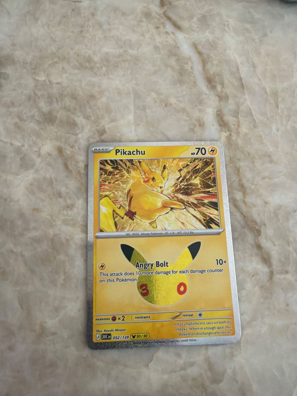 Pokémon Carte collezionabili: Pikachu 30th Celebration 24/30 – Nuovo (secondo la descrizione) da Villaz-St-Pierre venduto da toni101010