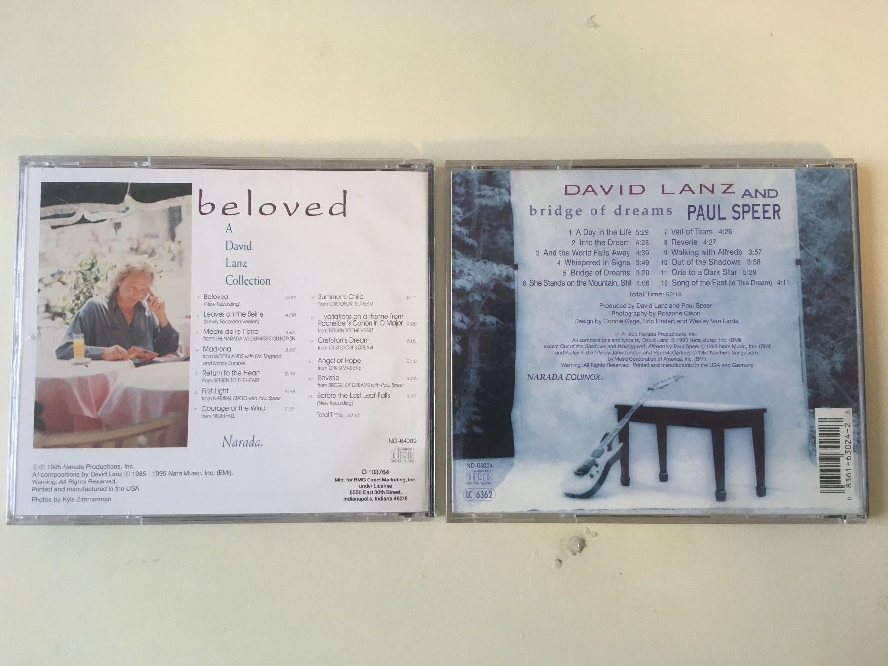 CD: David Lanz & Paul Speer 4 CD-Sammlung New Age – Usato da Rüti ZH venduto da Ochello 3