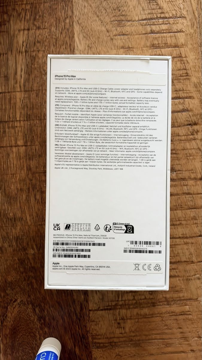 Apple Handys / Smartphones: Apple iPhone 15 Pro Max Natural Titanium gebraucht – Gebraucht aus Altendorf von Titziani 6