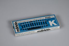 Märklin 2229 gebogenes Schaltgleis K-Gleis HO 360 mm