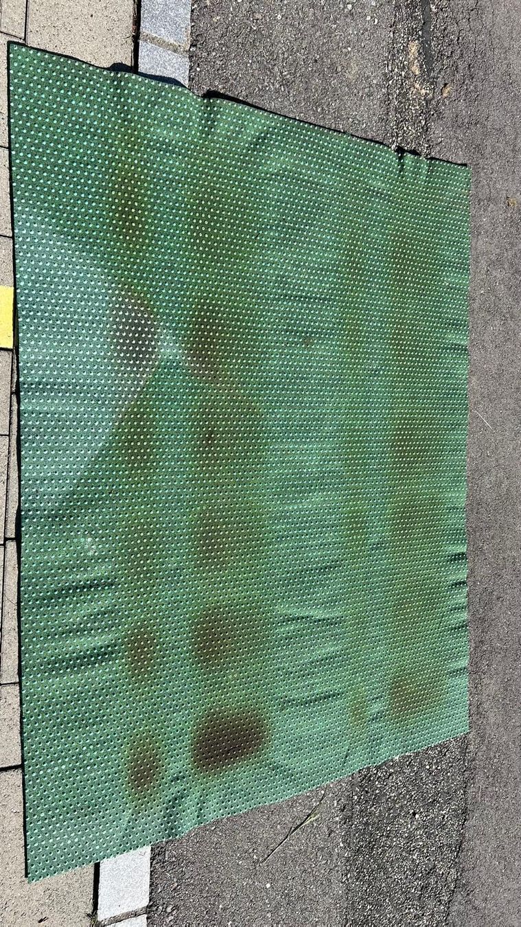 Teppiche: Rasenteppich 171 x 132 cm, gebraucht – Gebraucht aus Döttingen von Schlei 1