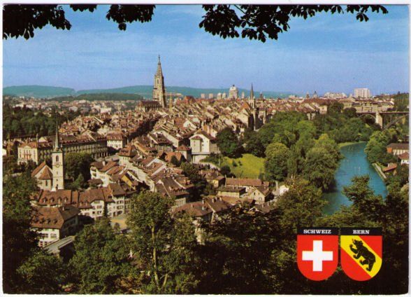 Cartes postales: Bern - Blick auf die Stadt – D'occasion à Binningen par Mountainrider