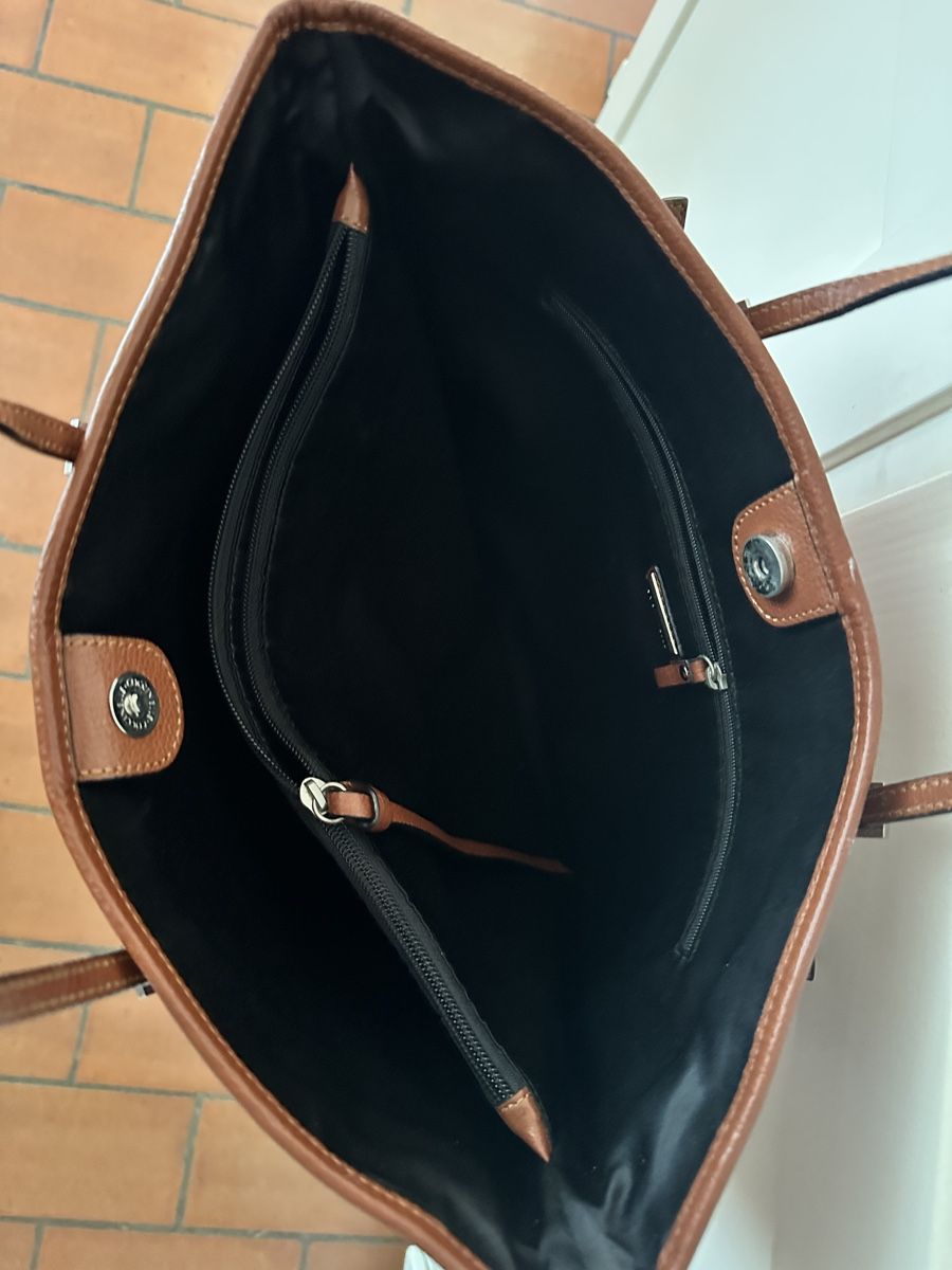 Coccinelle Taschen für Damen: Coccinelle Leder-Shopper Cognac – Gebraucht aus Zürich von acquadel 2
