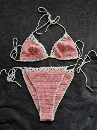 Häkel Bikini Set Handgemacht - grosse S/M