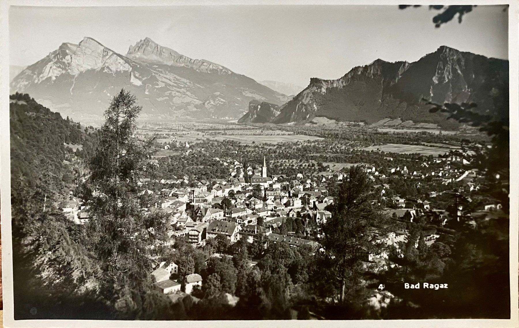 Cartes postales: BAD RAGAZ & Bergpanorama – D'occasion à Root par ENGLAND-TREASURES 1