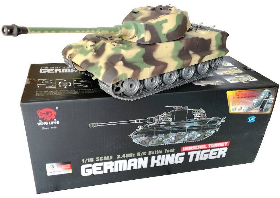 RC Panzer Königstiger Henschel Turm 1:16 - NEU in OVP | Comprare su Ricardo